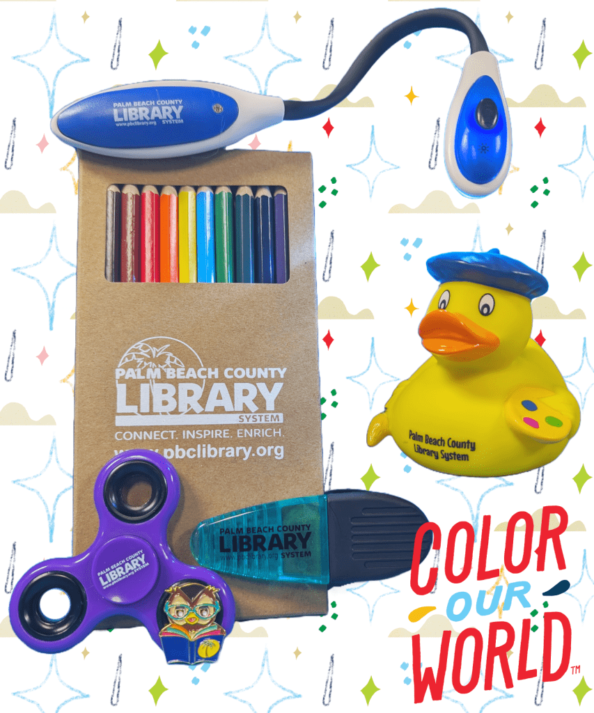 Palm Beach County Library System Summer Reading Challenge 2025 Color